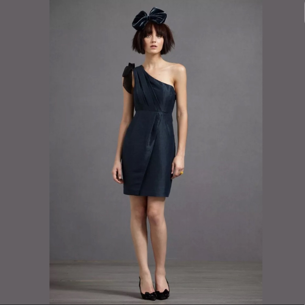 BHLDN Anthropologie Cornerways Abyss Dress
